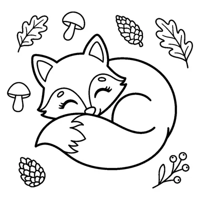 Fuchs mit Buschigem Schwanz