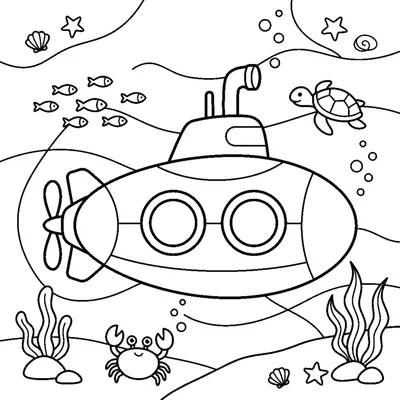Submarino com Vigias Redondas