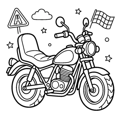 Motocicleta com Assento Confortável