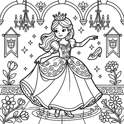 Princesse Dansant au Bal Royal