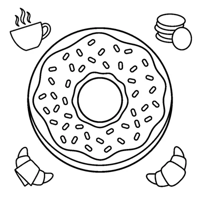 Beignet avec des Vermicelles