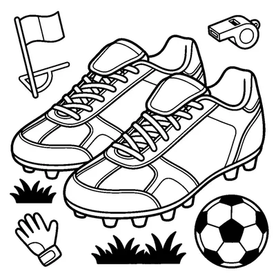 Un par de botas de fútbol
