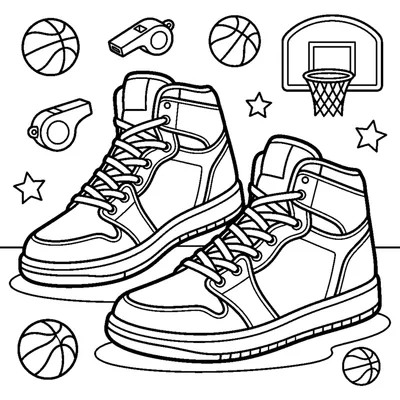 Une paire de baskets montantes avec lacets et semelles épaisses