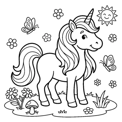 Unicorno nel Prato Fiorito
