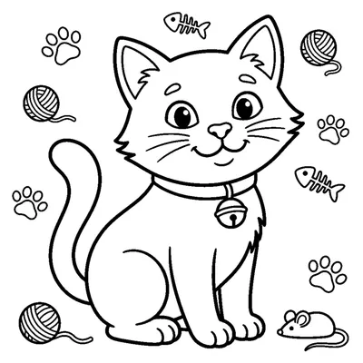 Gato com uma Coleira e um Guizo
