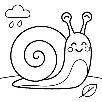 A tiny snail after the rain