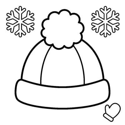 Un bonnet doux avec un pompon, porté en hiver