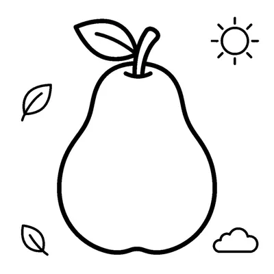 Giant Pear to Color