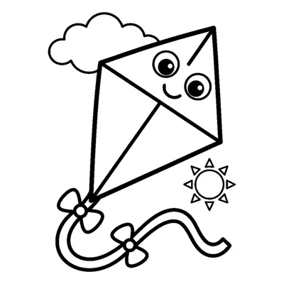 Cerf-volant avec une longue queue