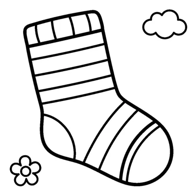 A single striped sock