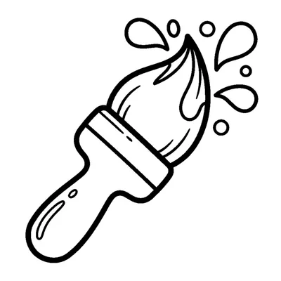Big paintbrush