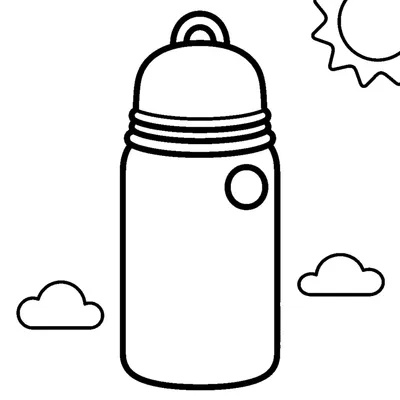 Thermos with a lid