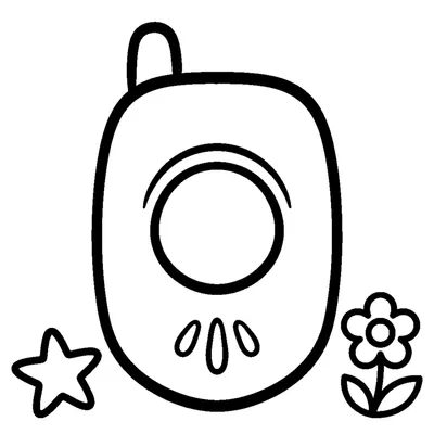 One-button toy phone