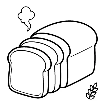 Une miche de pain chaud et tranchée