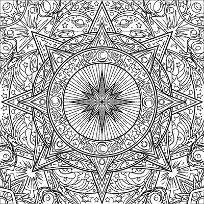 Starburst Mandala