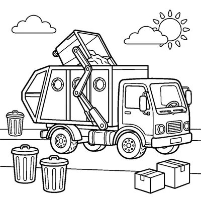 Camion della spazzatura