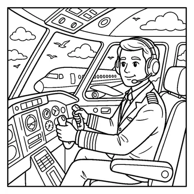 Piloto a pilotar o avião