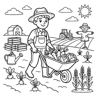 Farmer in the field
