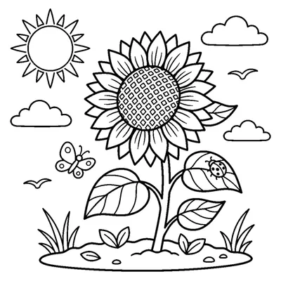 Tournesol qui regarde le soleil
