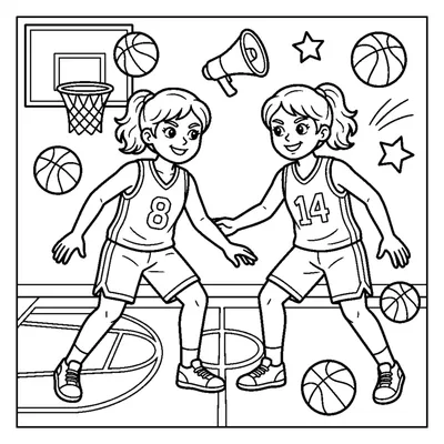 Two players on defense