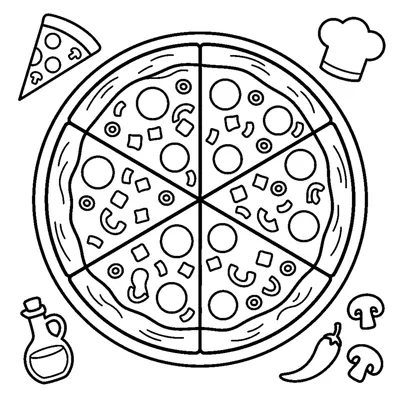 Pizza fatiada