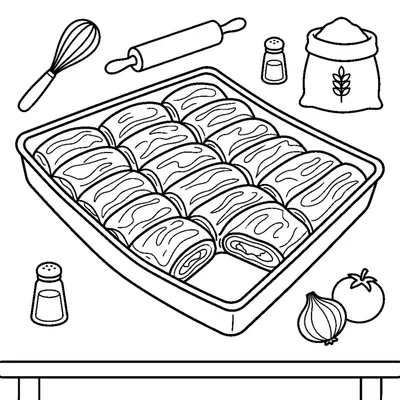 Pastelitos en una bandeja