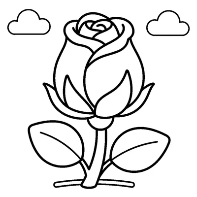Botão de rosa cor-de-rosa fofinho a começar a abrir