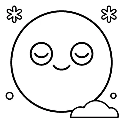 Round and plump snowball